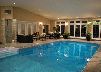  Indoor Swimming Pool in Lake Worth FL by Night