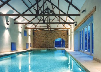 Rectangular indoor swimming pool design and architecture in Lexington-Fayette KY